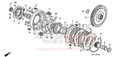 EMBRAYAGE (ST50C/ST70C/K) ST70C de 1982
